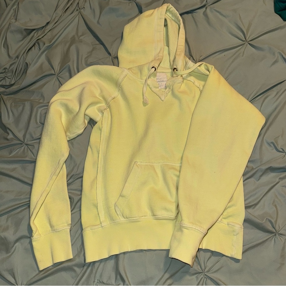 Ocean Drive Light Yellow Hoodie Sweater